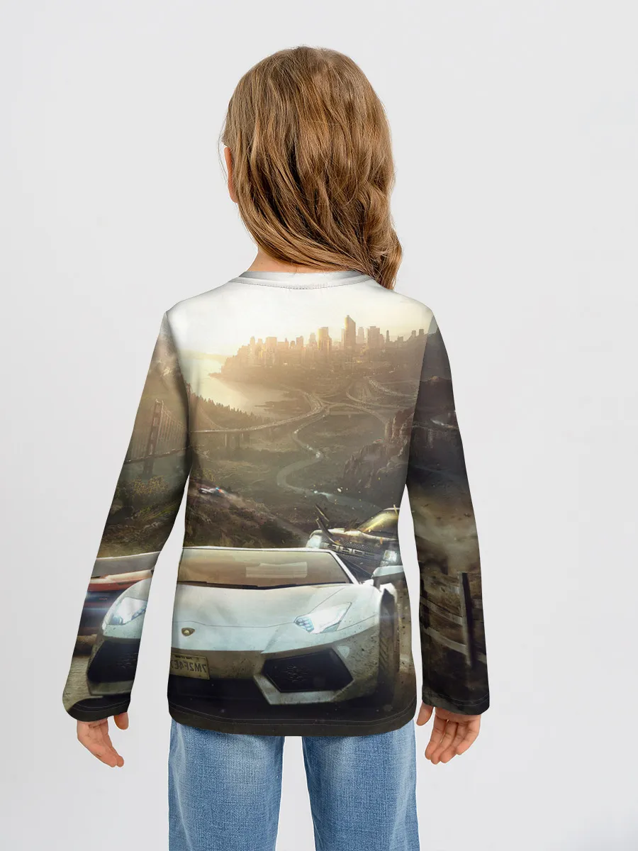 Детский лонгслив / Need for Speed