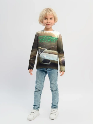 Детский лонгслив / Need for Speed