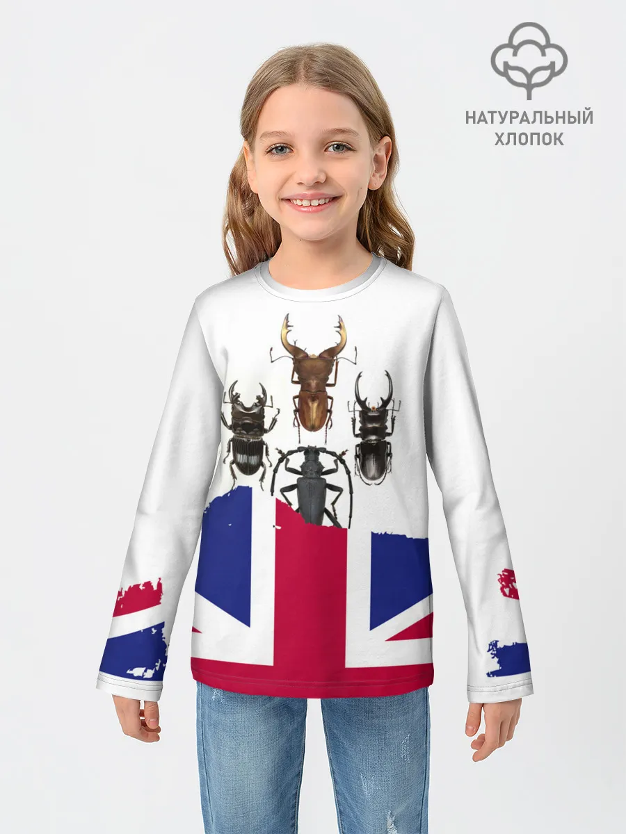 Детский лонгслив / Жуки