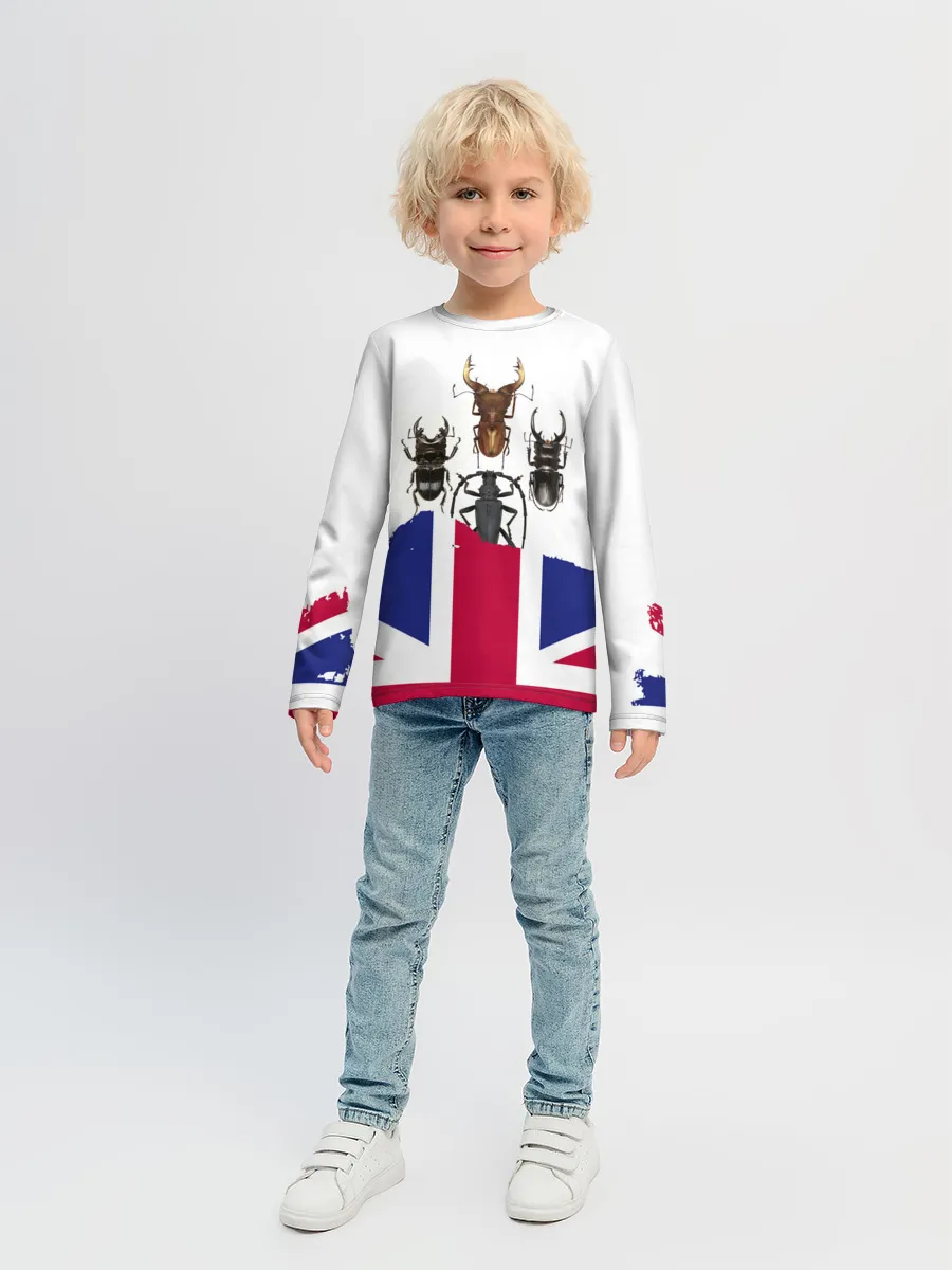 Детский лонгслив / Жуки