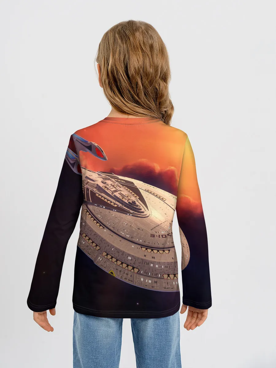 Детский лонгслив / Звездный путь