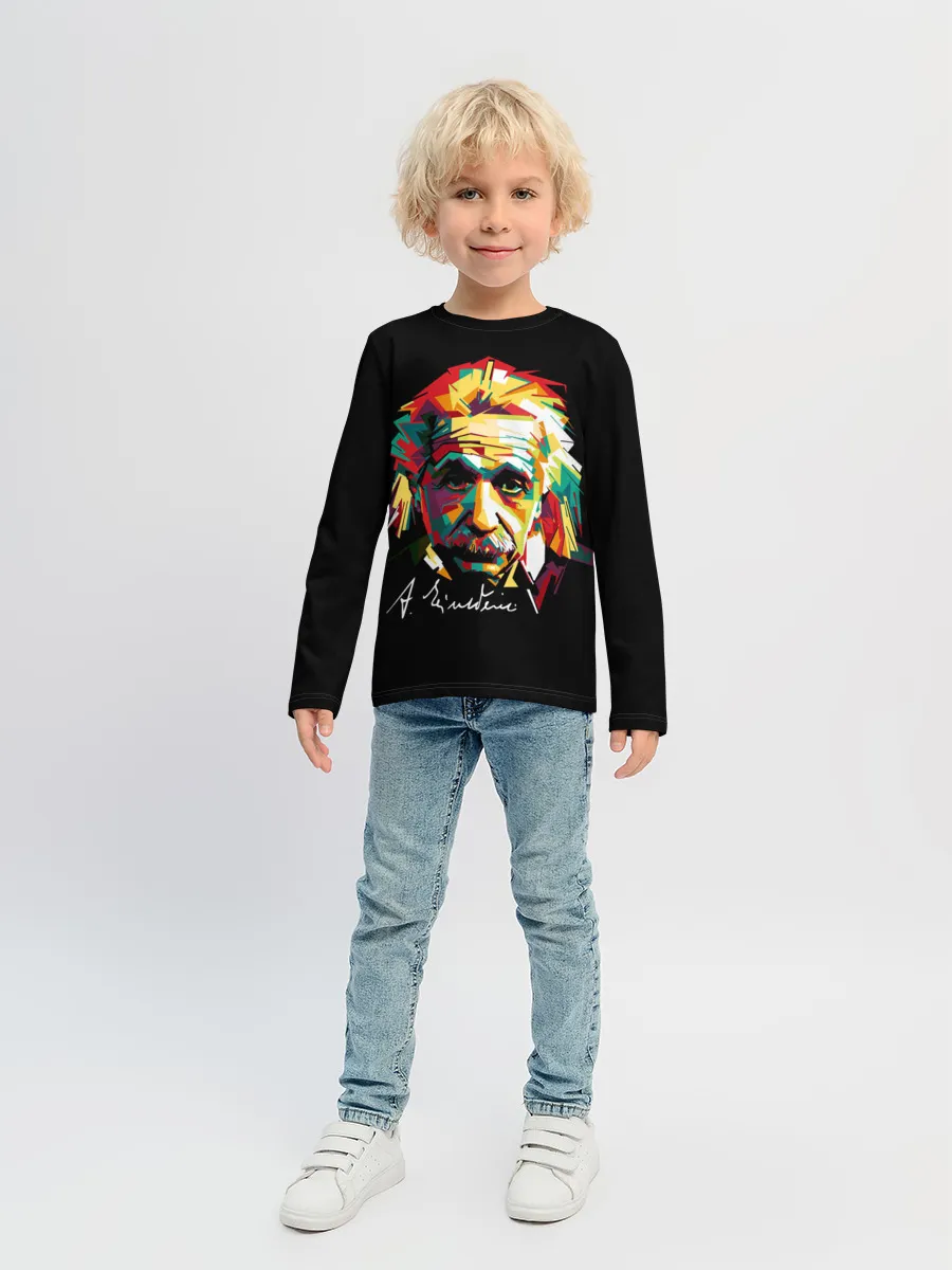 Детский лонгслив / Альберт Эйнштейн