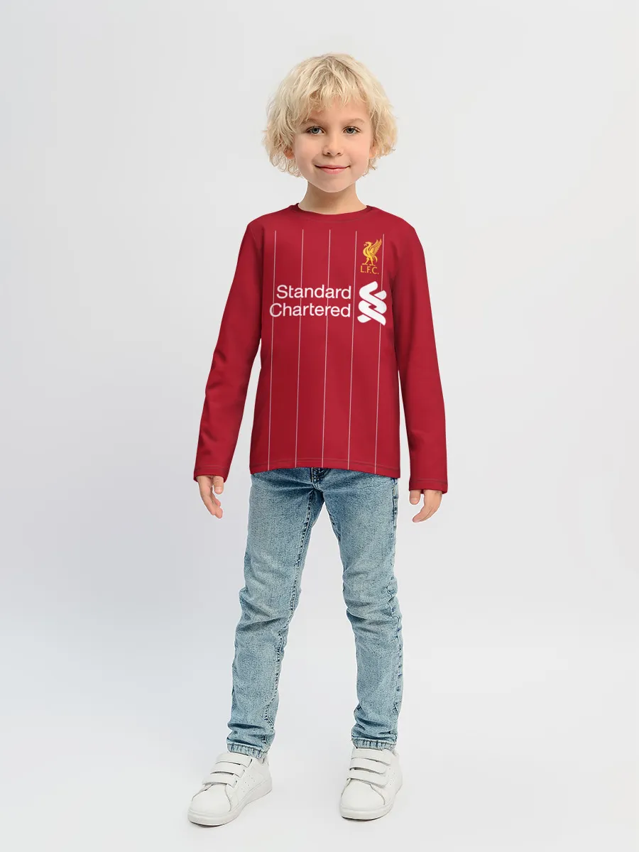 Детский лонгслив / Liverpool home 19-20