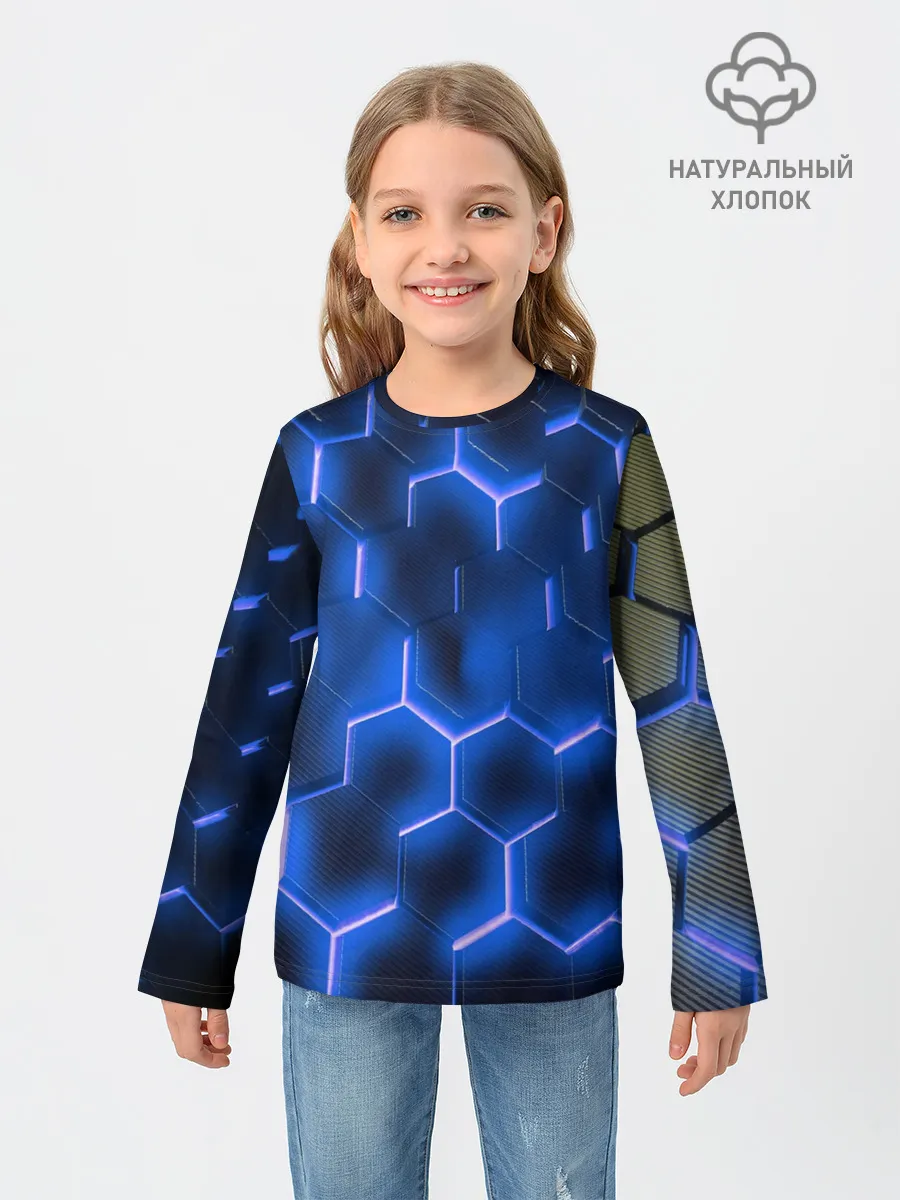 Детский лонгслив / НЕОНОВАЯ БРОНЯ