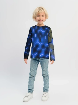 Детский лонгслив / НЕОНОВАЯ БРОНЯ