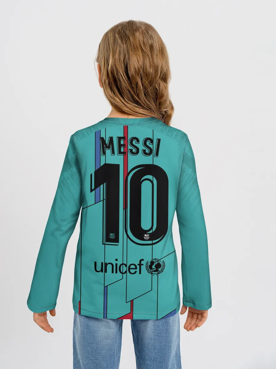Детский лонгслив / Messi away 19-20