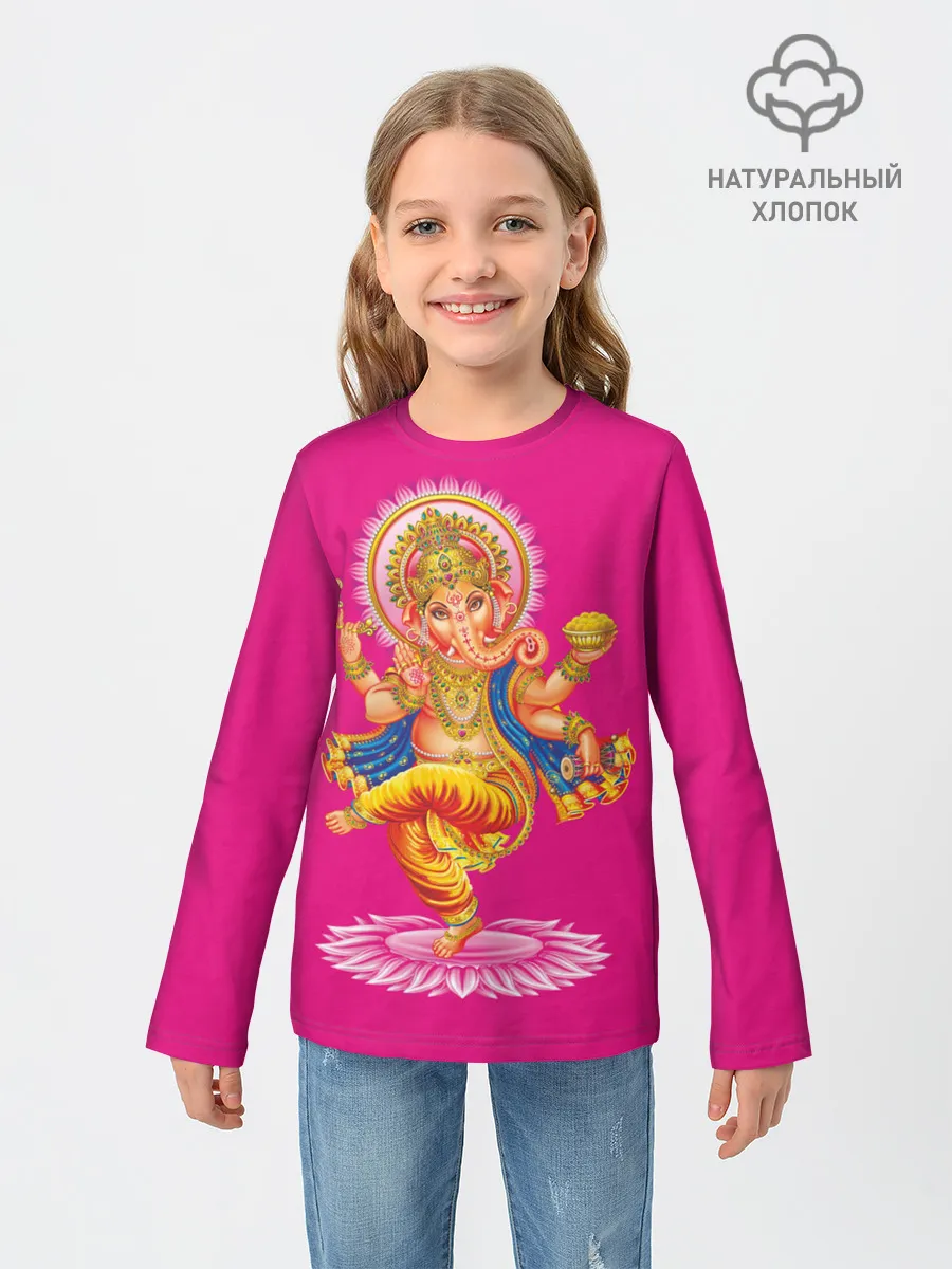 Детский лонгслив / Ганеша