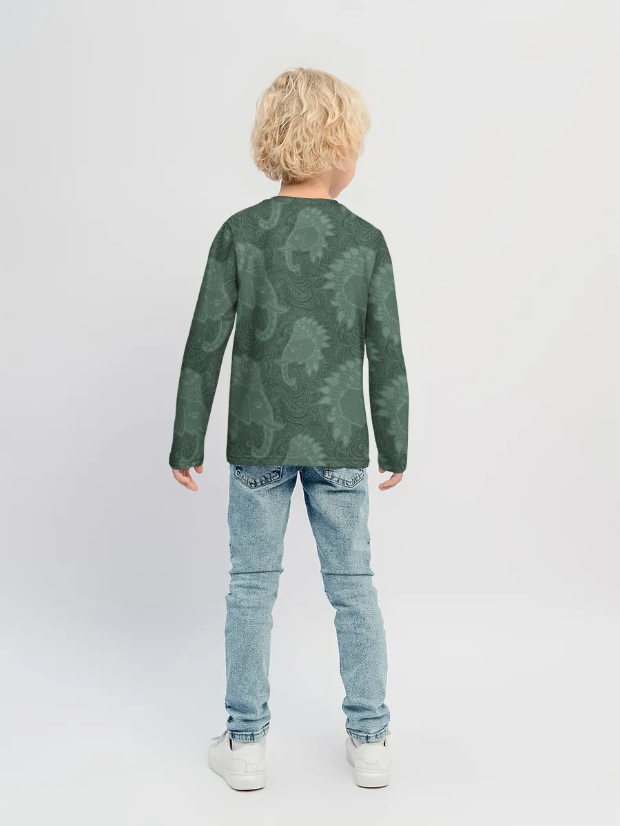 Детский лонгслив / Ганеша