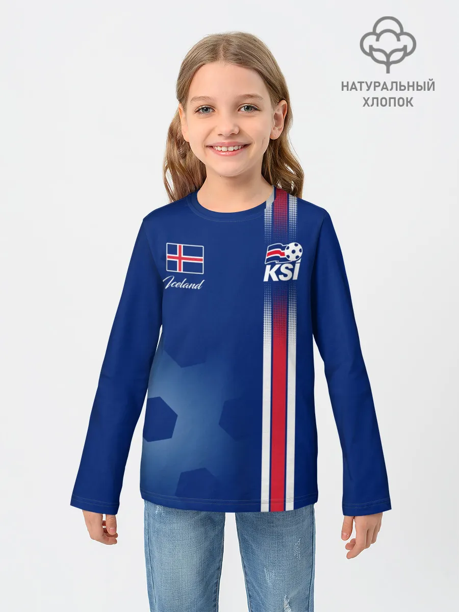 Детский лонгслив / Сборная Исландии