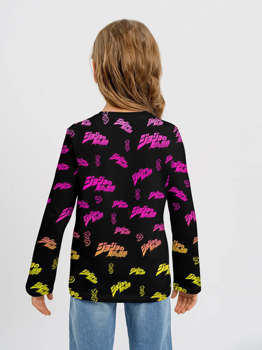 Детский лонгслив / JoJo Bizarre Adventure