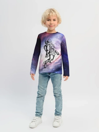 Детский лонгслив / космос