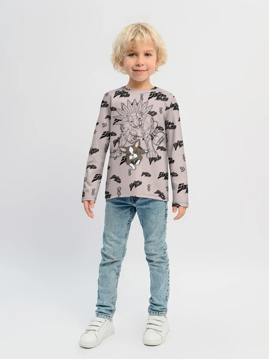 Детский лонгслив / JoJo Bizarre Adventure