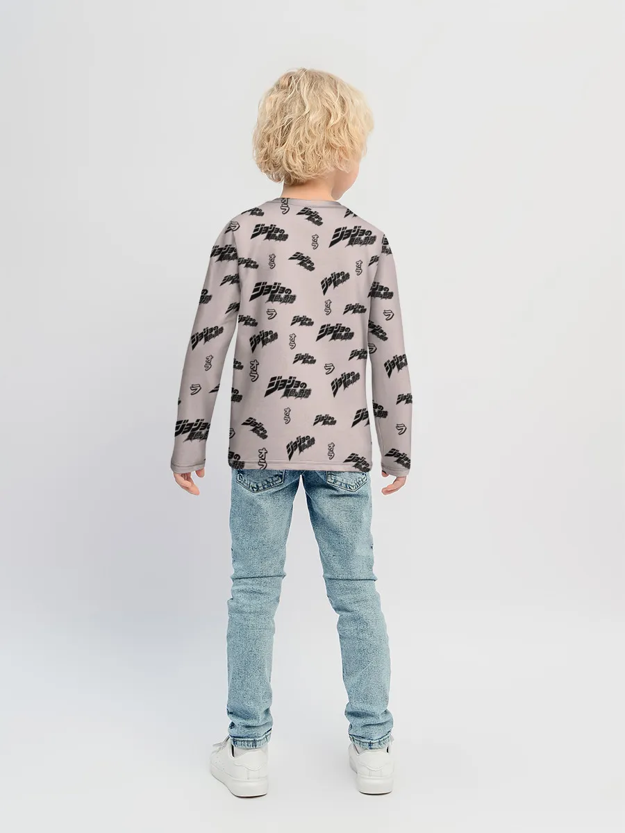 Детский лонгслив / JoJo Bizarre Adventure