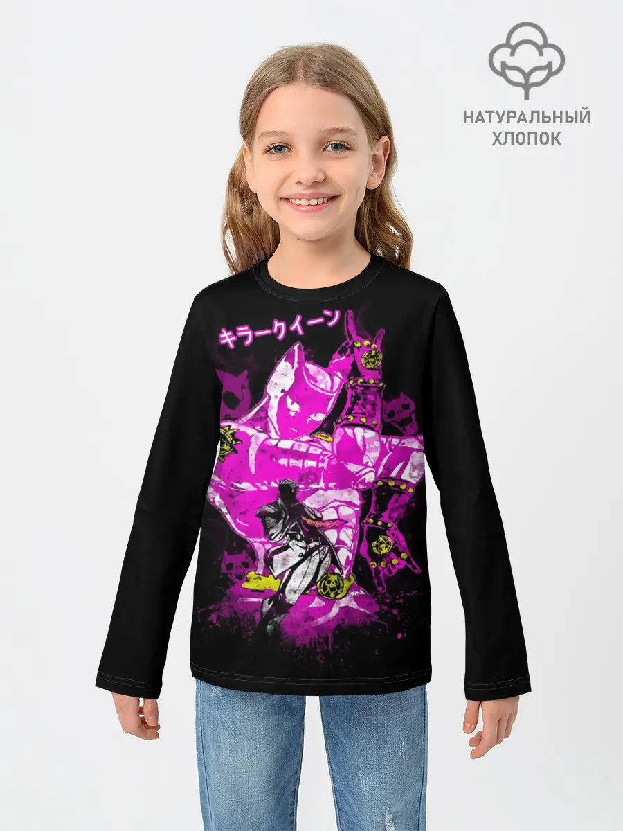 Детский лонгслив / Приключения ДжоДжо