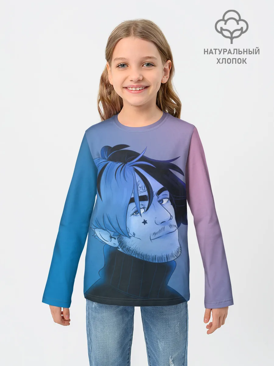Детский лонгслив / Lil Peep Colors