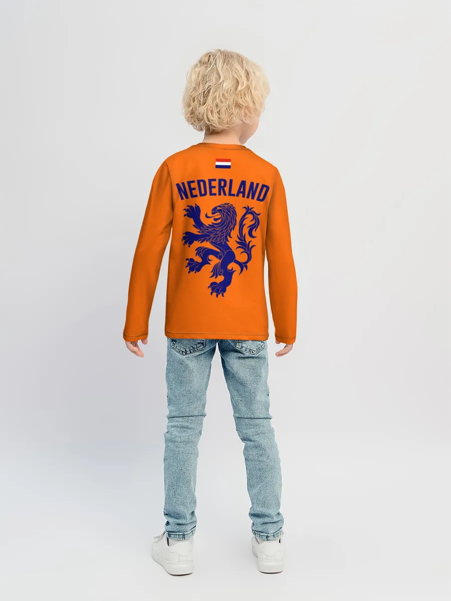 Детский лонгслив / Сборная Голландии