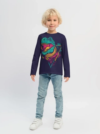 Детский лонгслив / Ти-Рекс