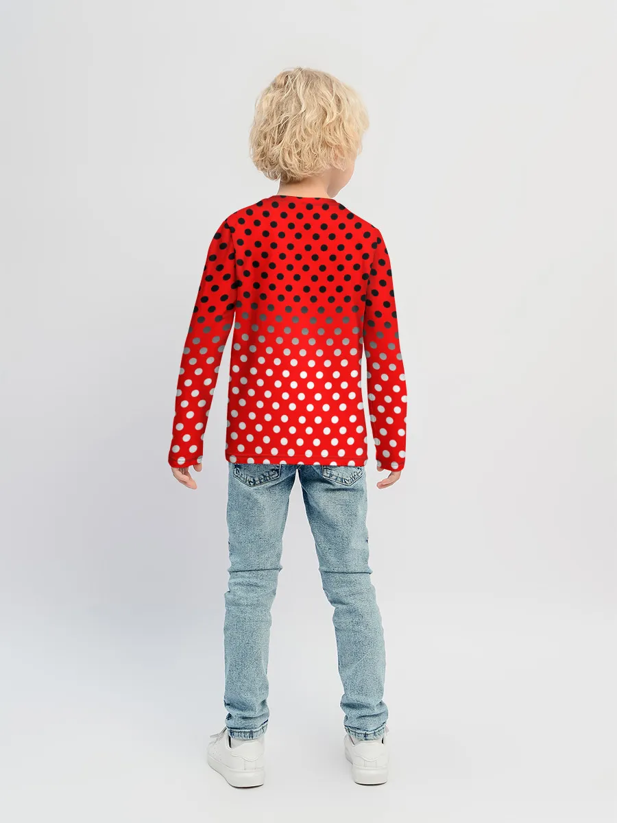 Детский лонгслив / ГОРОШЕК