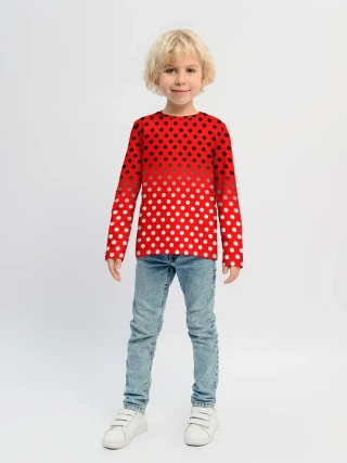 Детский лонгслив / ГОРОШЕК