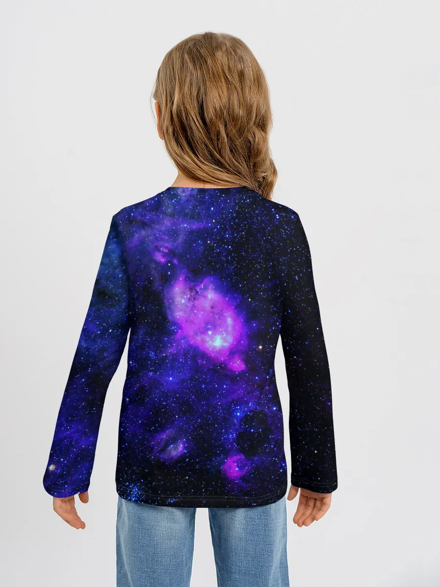 Детский лонгслив / Космос