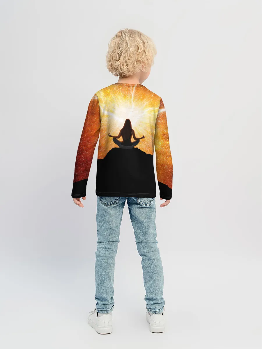 Детский лонгслив / International Yoga Day