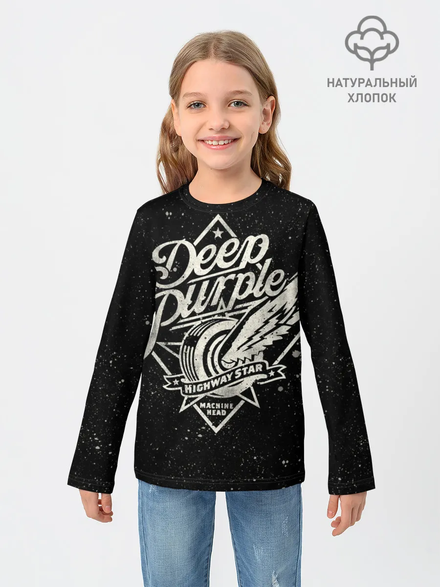 Детский лонгслив / Deep Purple
