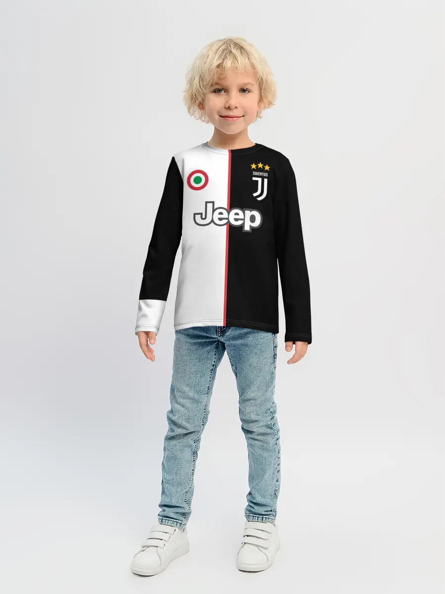 Детский лонгслив / Ronaldo Juventus Home 19/20