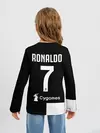 Детский лонгслив / Ronaldo Juventus Home 19/20