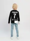 Детский лонгслив / Ronaldo Juventus Home 19/20