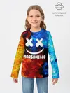 Детский лонгслив / Marshmello Fire