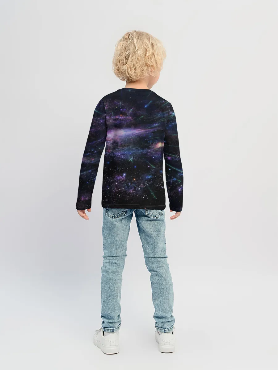 Детский лонгслив / Cosmos