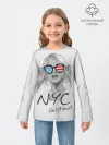 Детский лонгслив / NYC girlfriend