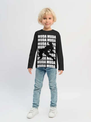 Детский лонгслив / Morioh muda muda