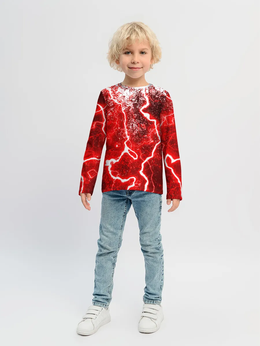 Детский лонгслив / БРЫЗГИ КРАСОК