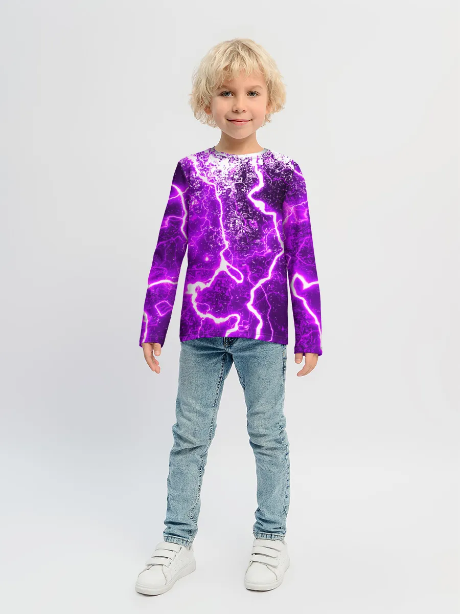 Детский лонгслив / НЕОНОВЫЙ STORM