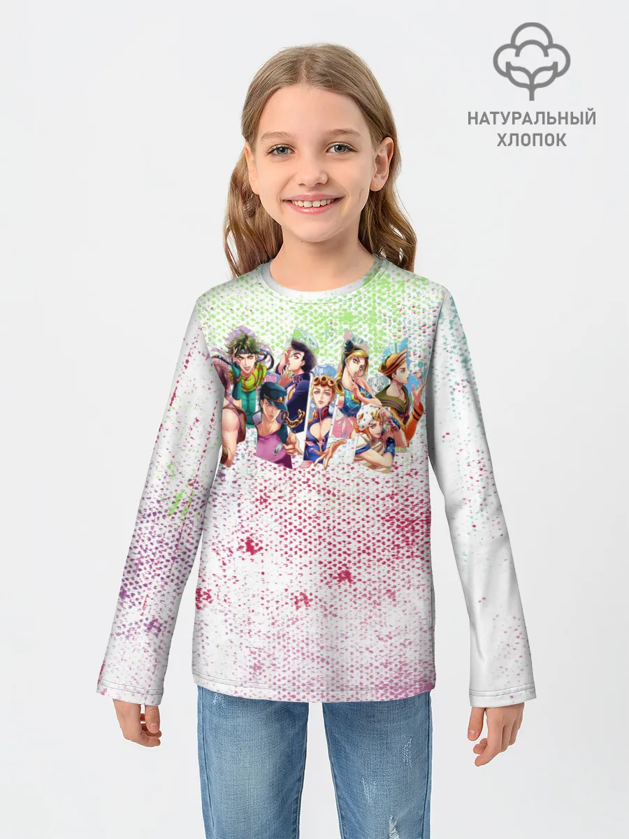 Детский лонгслив / JoJo Bizarre Adventure