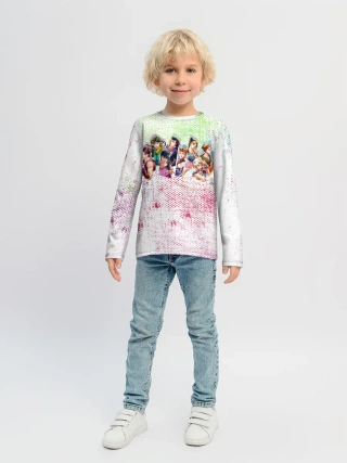 Детский лонгслив / JoJo Bizarre Adventure