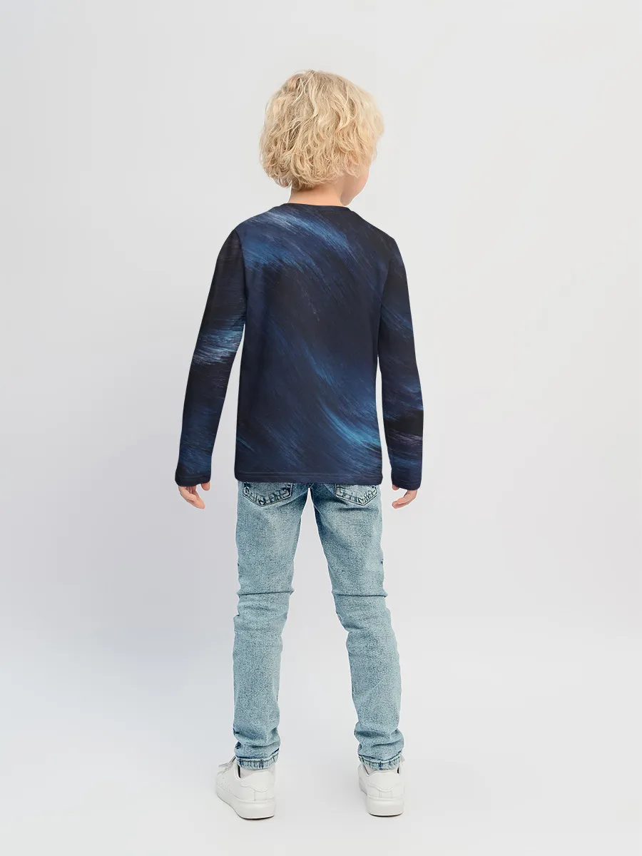 Детский лонгслив / ВОЛНЫ