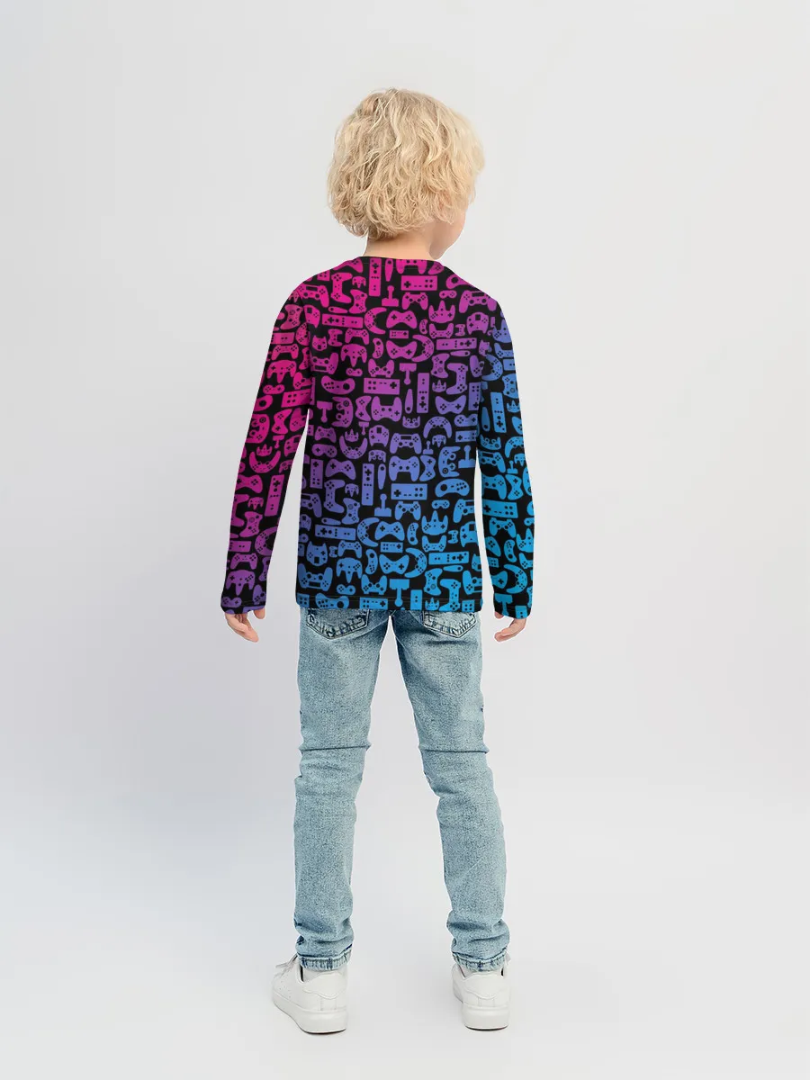 Детский лонгслив / Neon Player