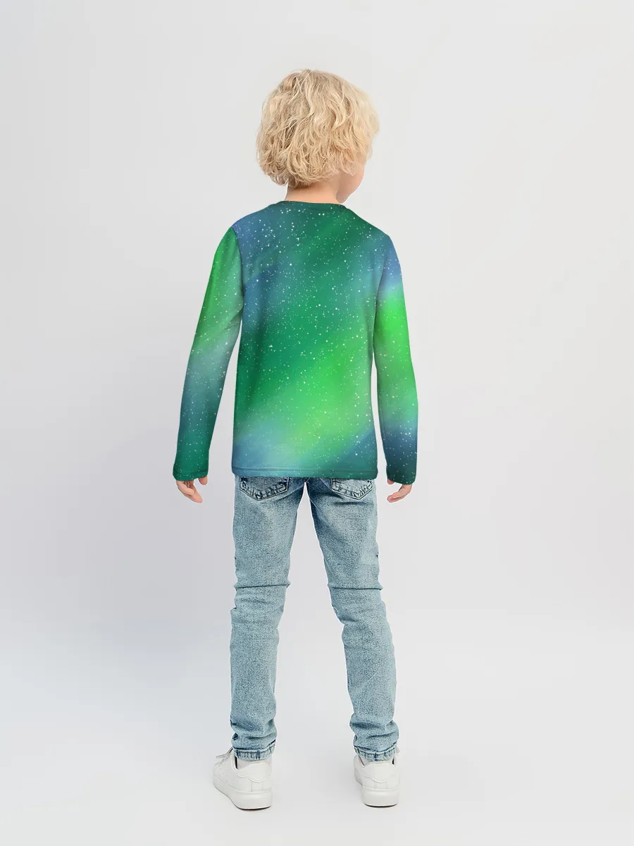 Детский лонгслив / КРАСКИ КОСМОСА