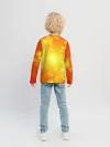 Детский лонгслив / ОРАНЖЕВЫЕ СОТЫ