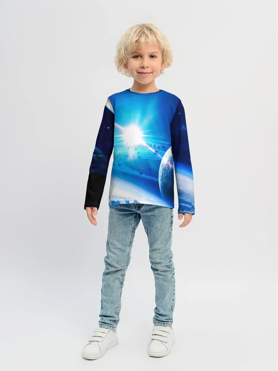 Детский лонгслив / Космос