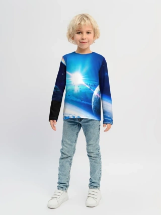 Детский лонгслив / Космос