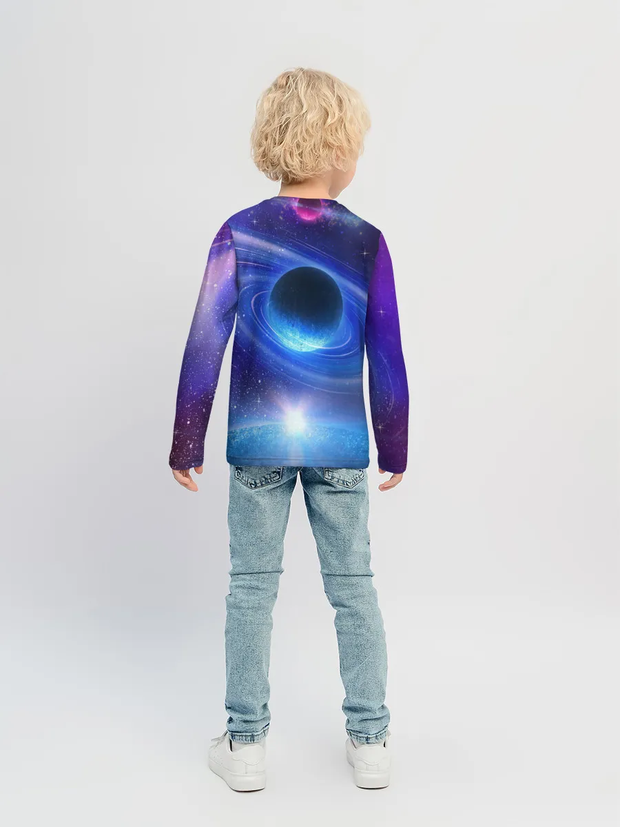 Детский лонгслив / Космос