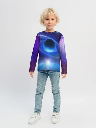 Детский лонгслив / Космос