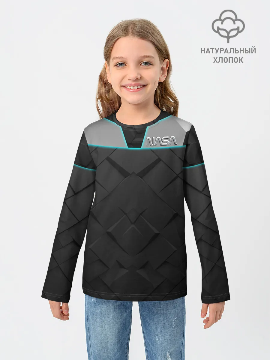 Детский лонгслив / NASA