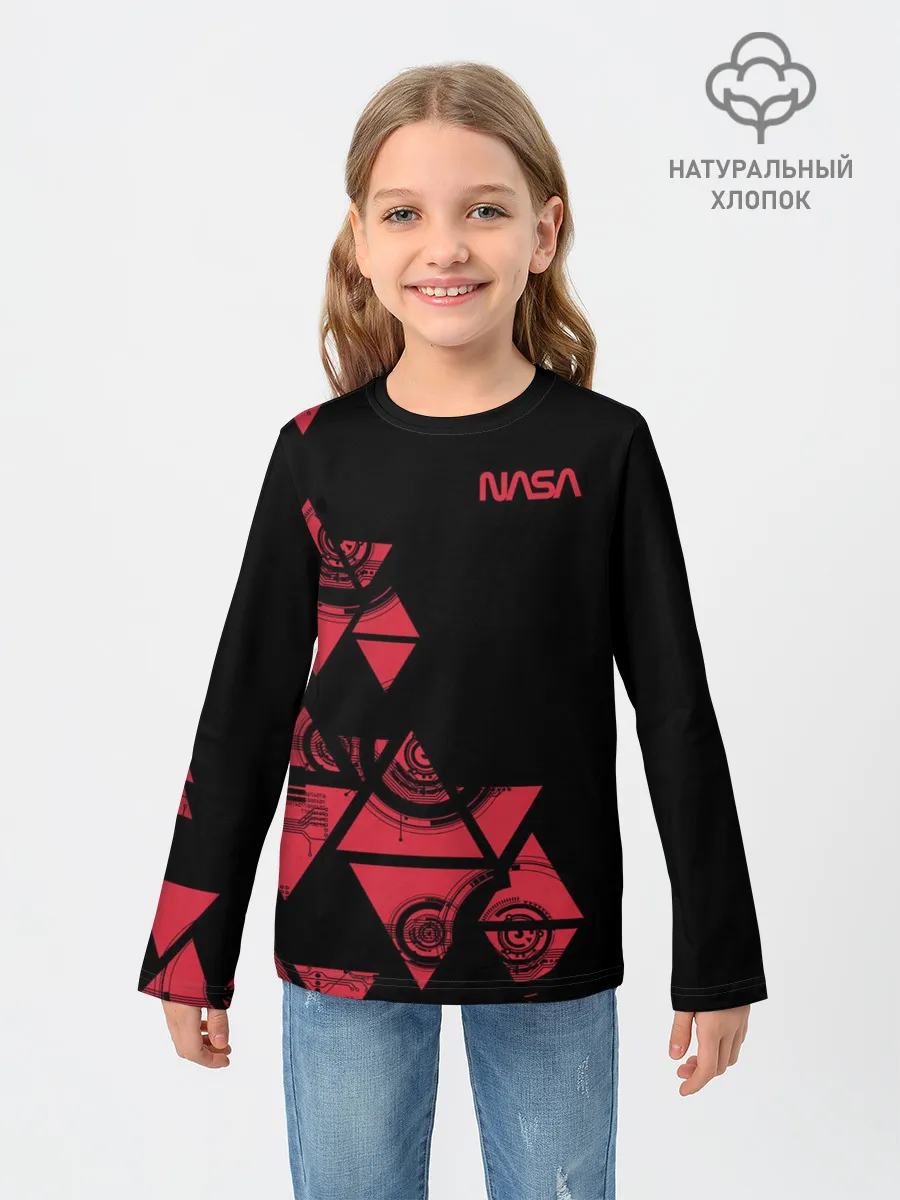 Детский лонгслив / NASA