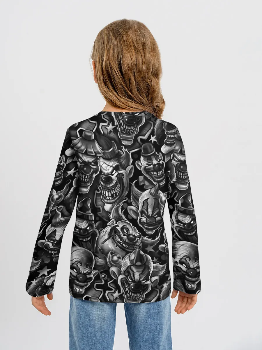 Детский лонгслив / Злые Клоуны