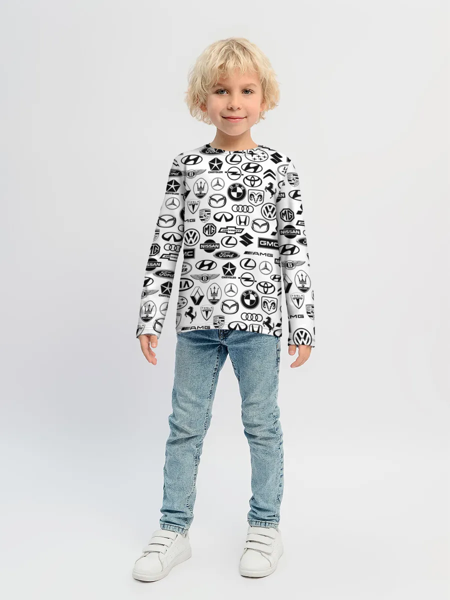 Детский лонгслив / ЛОГОТИПЫ АВТО