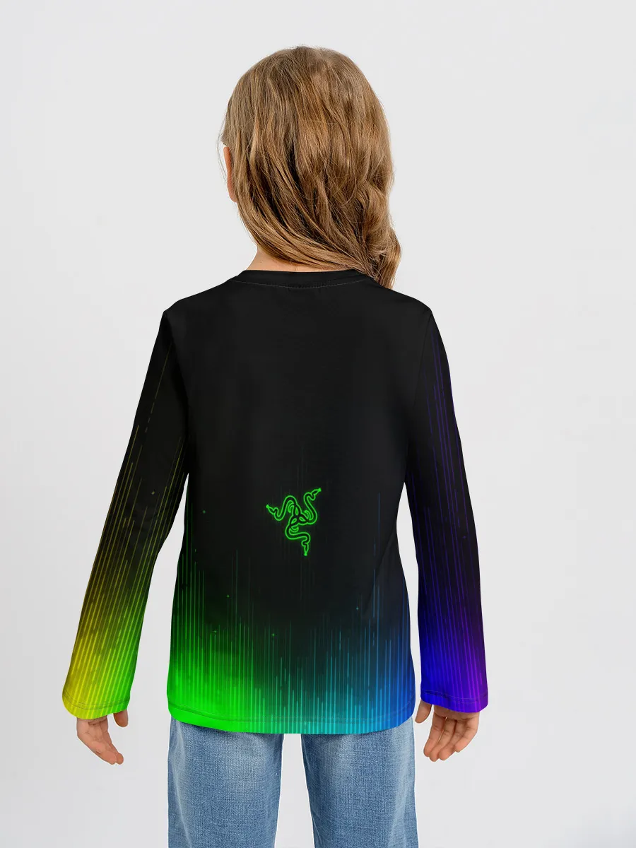 Детский лонгслив / RAZER NEON